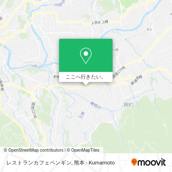 レストランカフェペンギン地図