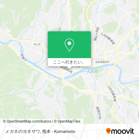 メガネのヨネザワ地図