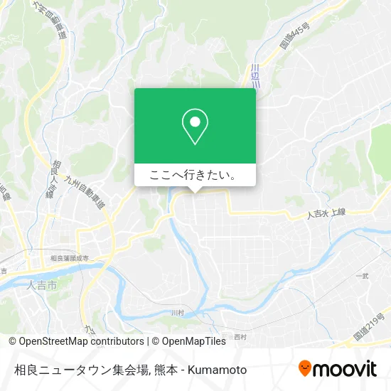 相良ニュータウン集会場地図
