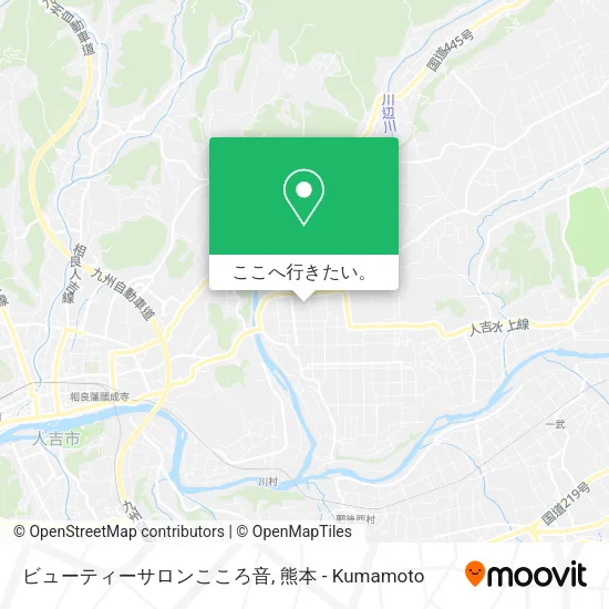 ビューティーサロンこころ音地図