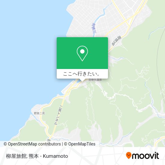 柳屋旅館地図