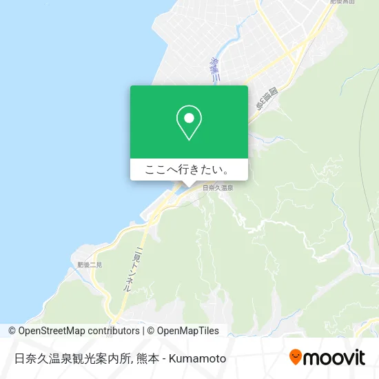 日奈久温泉観光案内所地図