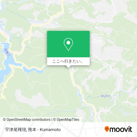 宇津尾権現地図