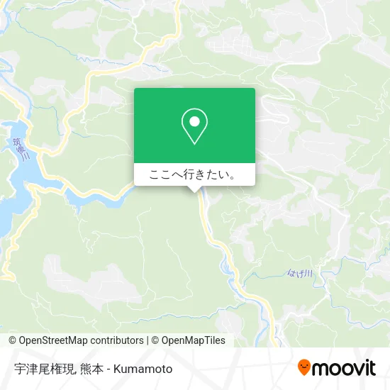 宇津尾権現地図