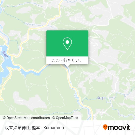 杖立温泉神社地図
