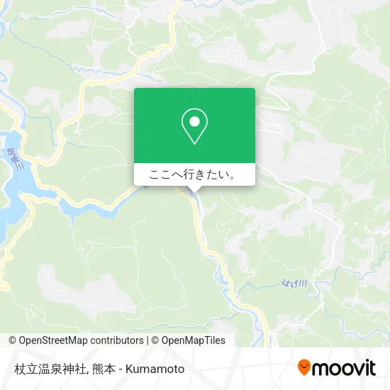杖立温泉神社地図