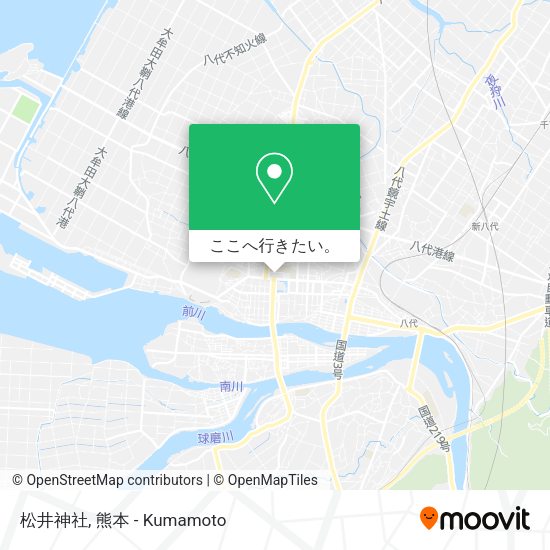 松井神社地図