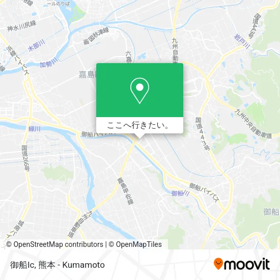 御船Ic地図