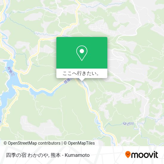 四季の宿 わかのや地図