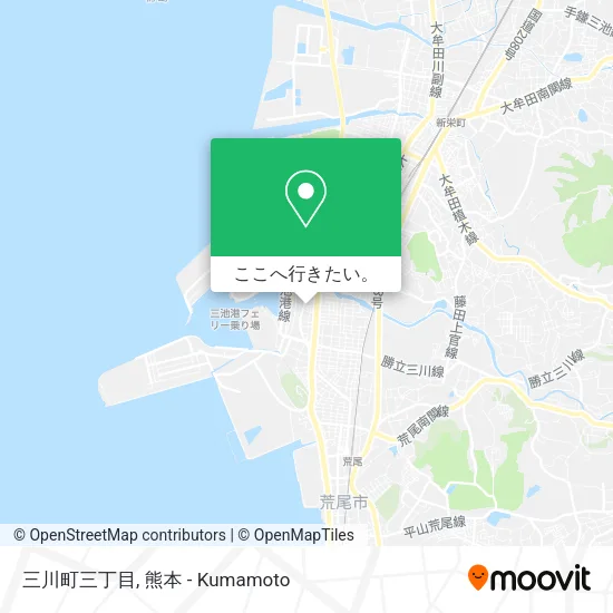 三川町三丁目地図