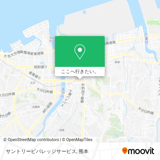 サントリービバレッジサービス地図