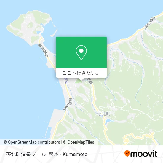 苓北町温泉プール地図