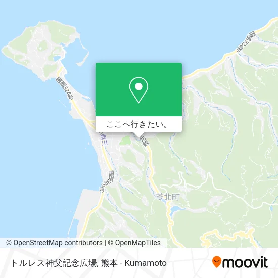 トルレス神父記念広場地図