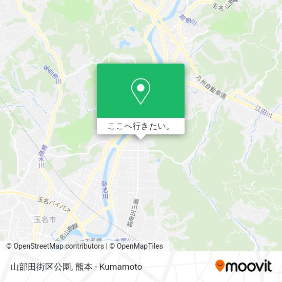 山部田街区公園地図
