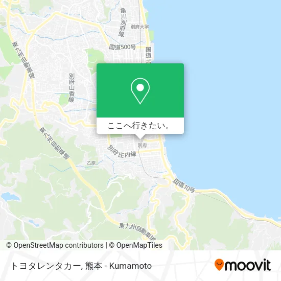 トヨタレンタカー地図