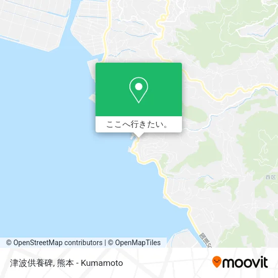 津波供養碑地図