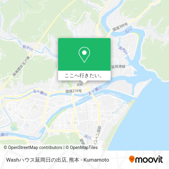 Washハウス延岡日の出店地図
