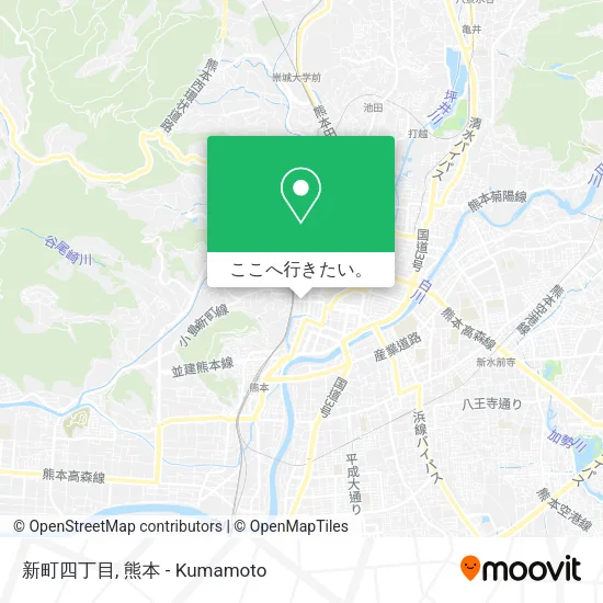 新町四丁目地図