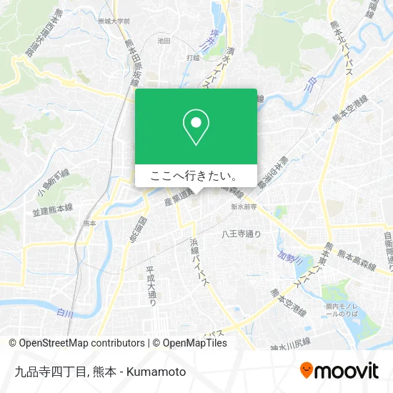 九品寺四丁目地図
