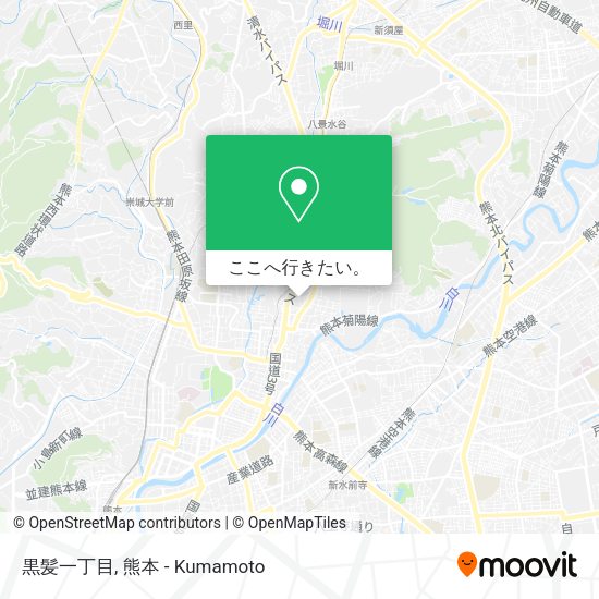 黒髪一丁目地図