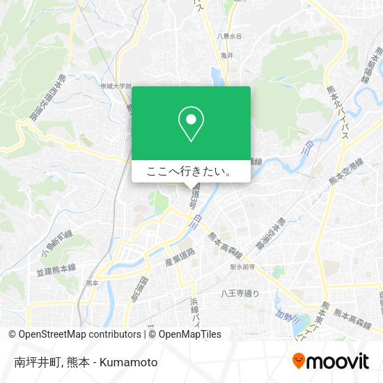 南坪井町地図
