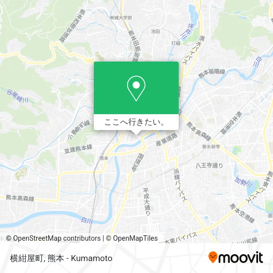 横紺屋町地図