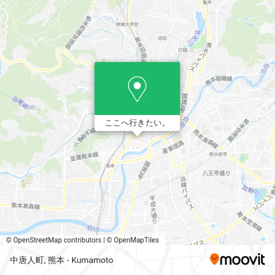 中唐人町地図