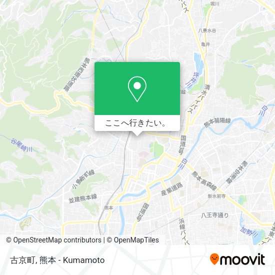 古京町地図
