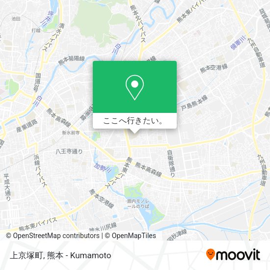 上京塚町地図