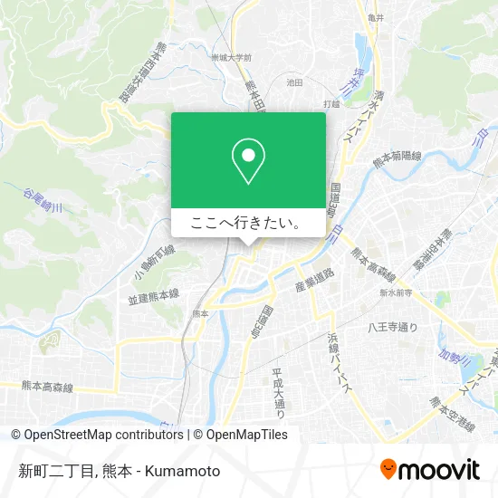 新町二丁目地図