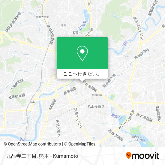 九品寺二丁目地図