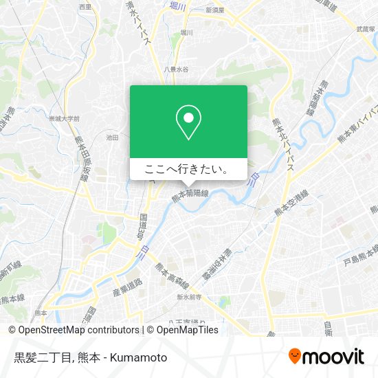 黒髪二丁目地図