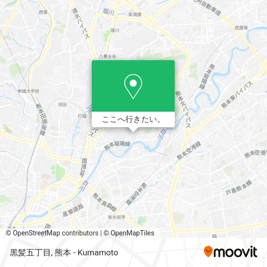 黒髪五丁目地図