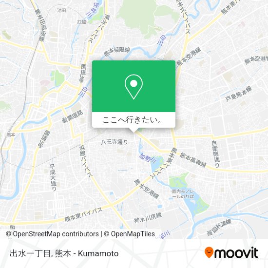出水一丁目地図