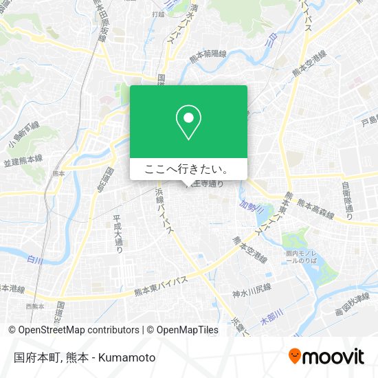 国府本町地図