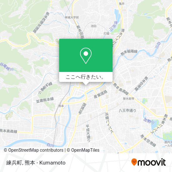 練兵町地図