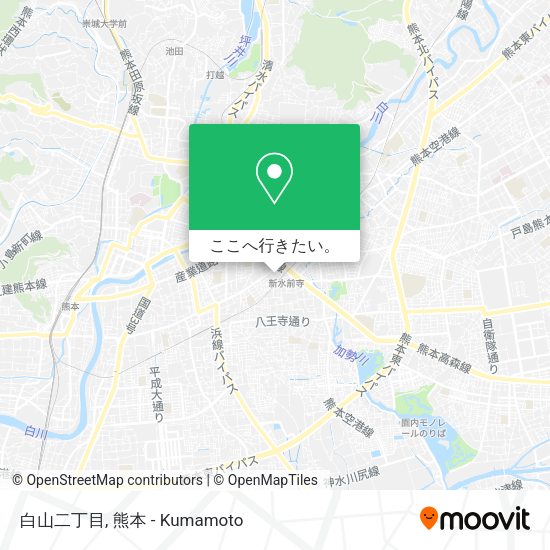 白山二丁目地図