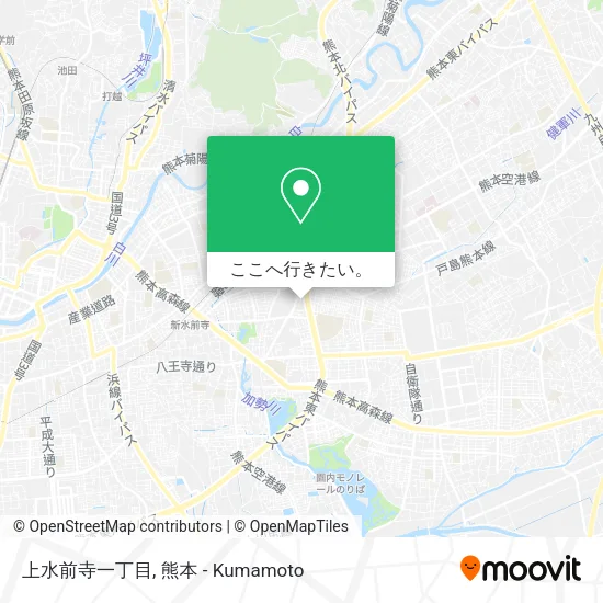 上水前寺一丁目地図