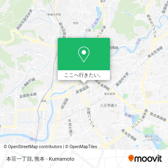 本荘一丁目地図