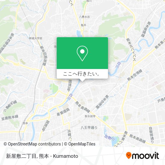 新屋敷二丁目地図