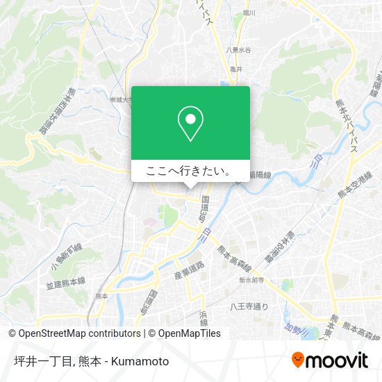 坪井一丁目地図