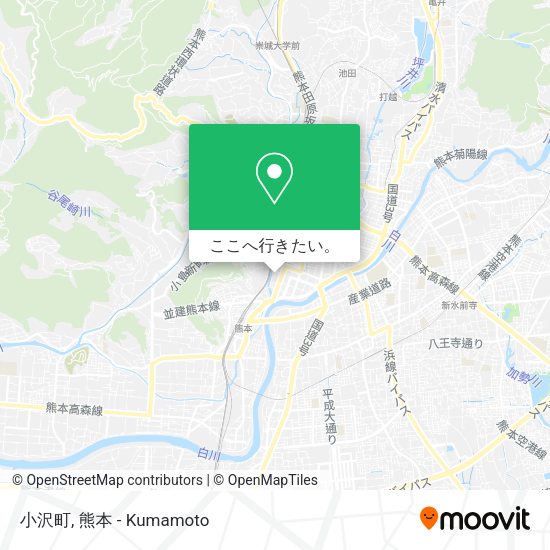 小沢町地図