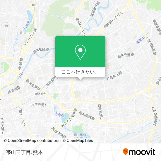 帯山三丁目地図