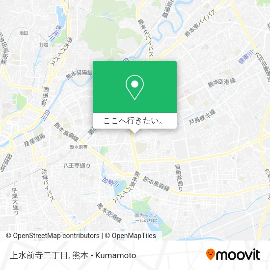 上水前寺二丁目地図