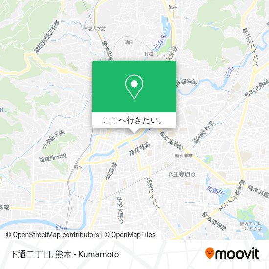 下通二丁目地図