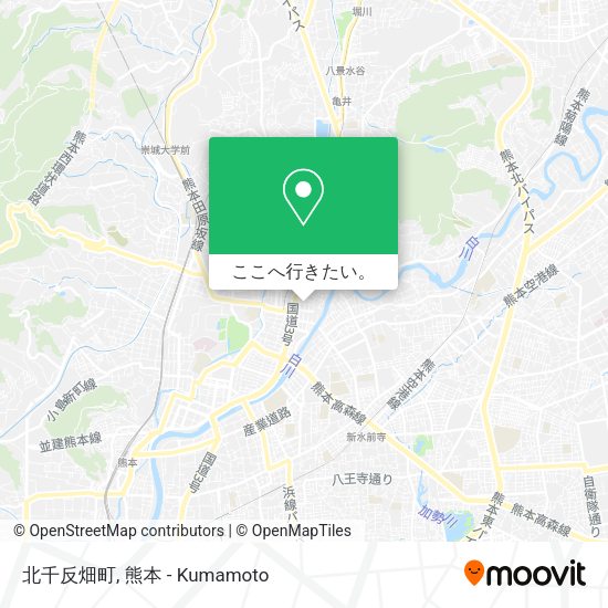 北千反畑町地図