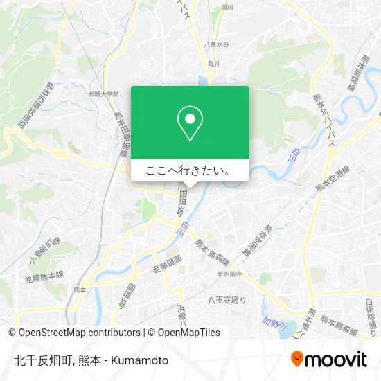 北千反畑町地図