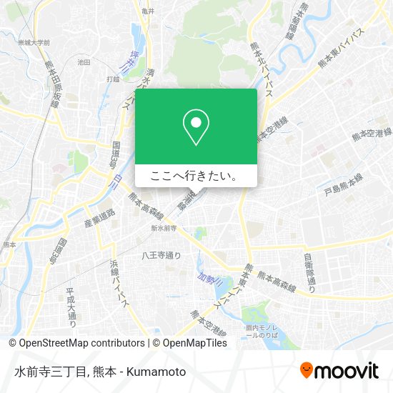水前寺三丁目地図