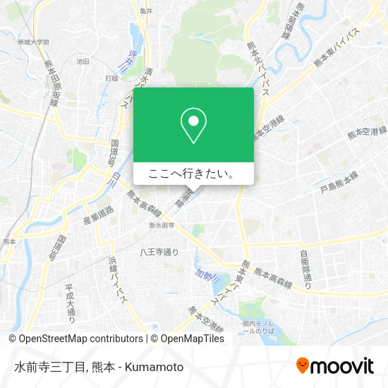 水前寺三丁目地図