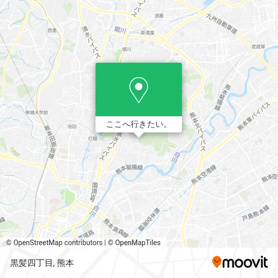 黒髪四丁目地図